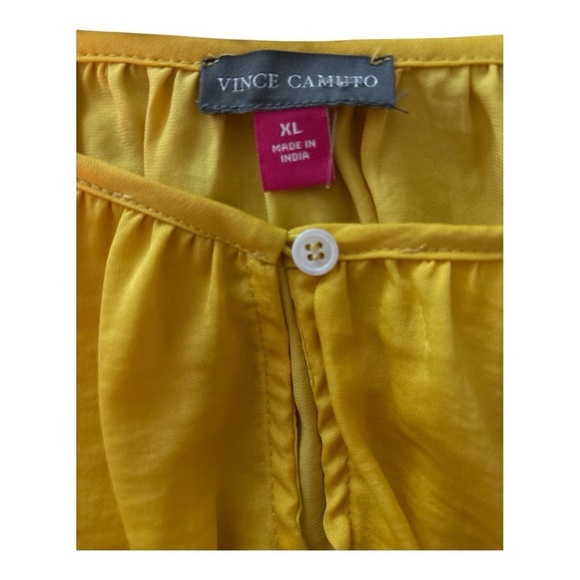 Vince Camuto Mustard yellow Blouse size XL
Full sleeves, generous cut,flowy. - Picture 5 of 5
